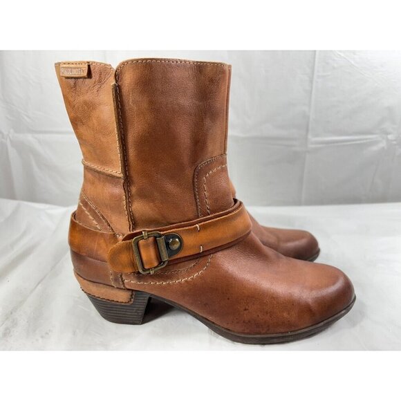 Pikolinos Rotterdam boots Leather Ankle Boot Women's Size 7.5-8 - Picture 2 of 14